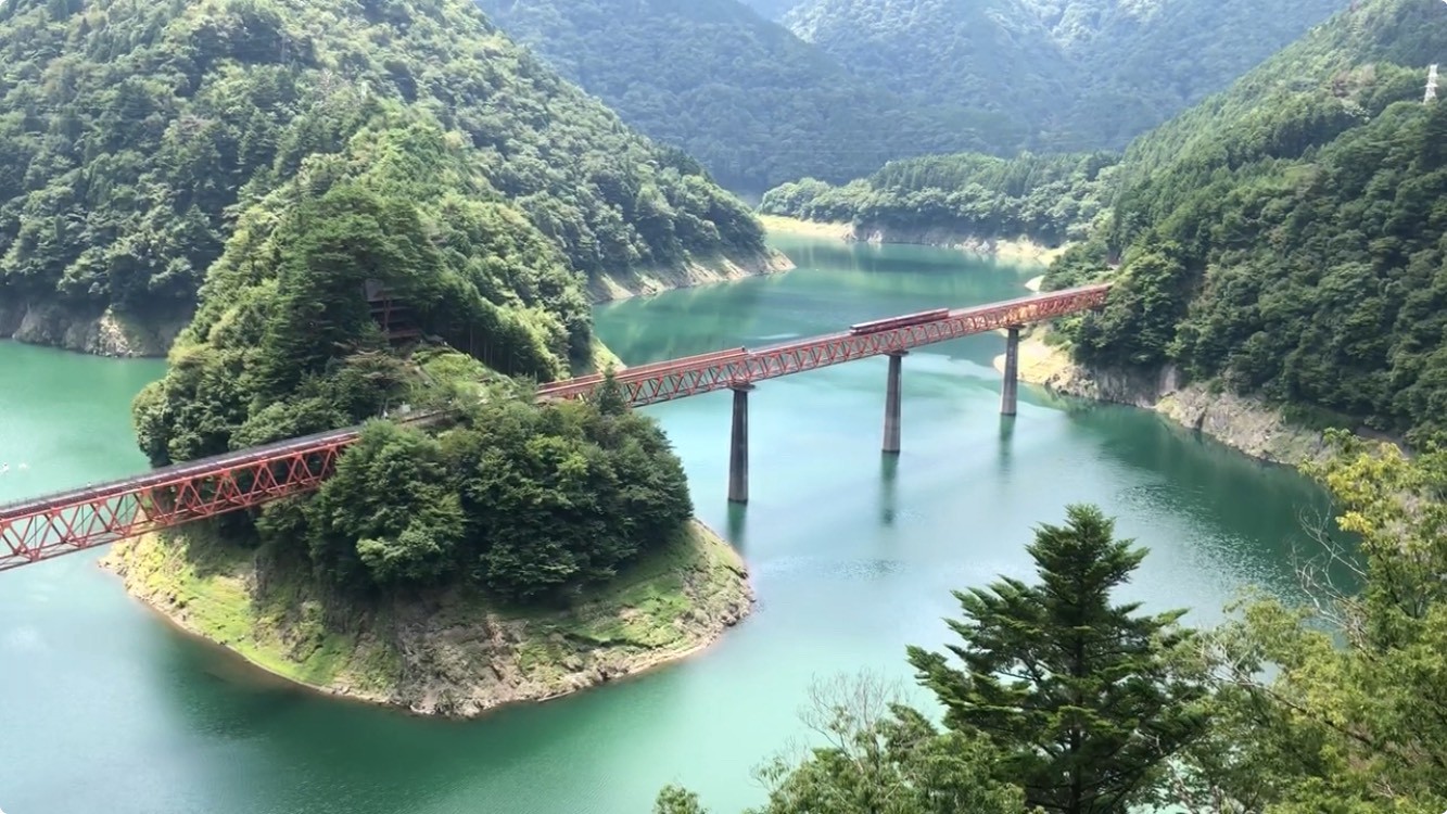 奥大井湖上駅と大井川鉄道